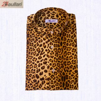 ... Leopard print.                  Camicia Cotone 100%